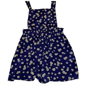 Silky floral jumper/romper